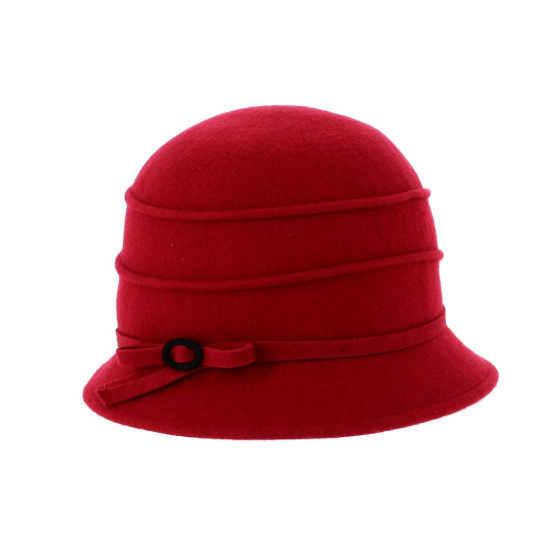 Lidy Wool Felt Cloche Hat