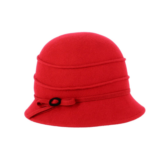 Lidy Wool Felt Cloche Hat