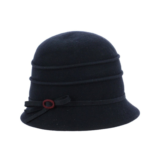Lidy Wool Felt Cloche Hat
