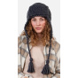 Brubru Bomber Cream Crochet Ushanka Hat - Barts