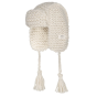 Brubru Bomber Cream Crochet Ushanka Hat - Barts