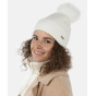 Kenzie Cream Pompom Beanie - Barts
