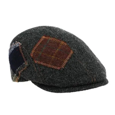 Casquette plate daffy pacth gris