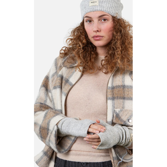 Gray Darty Fingerless Mittens - Barts