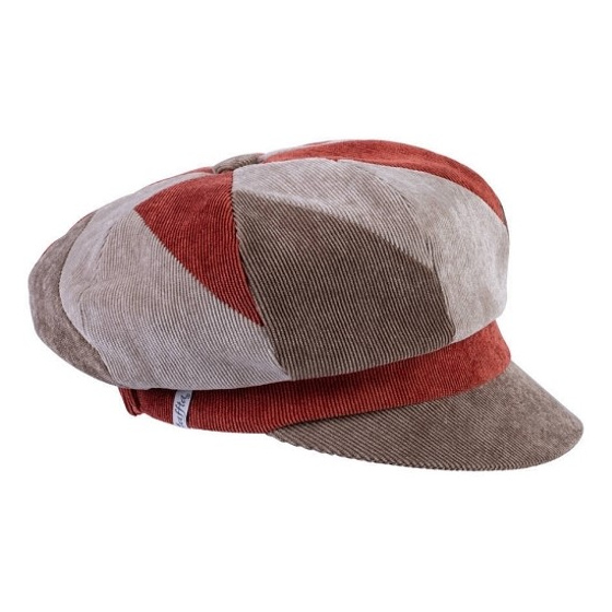 Meli Patchwork Newsboy Cap - Traclet