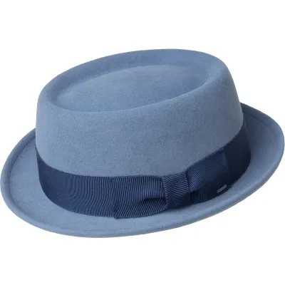 Chapeau Porkpie Darron Bleu Laine - Bailey