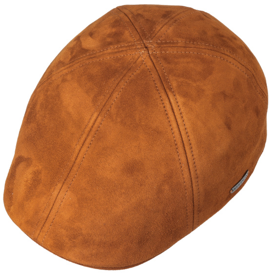 Casquette Bec de Canard Many Cuir Cognac - stetson Casquette Bec de Canard Many Cuir Cognac - stetson