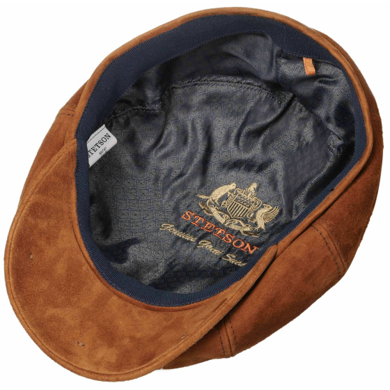 Casquette Hatteras Mansfield Cuir Cognac - Stetson
