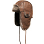 Brown Leather Selah Trapper Hat - Stetson