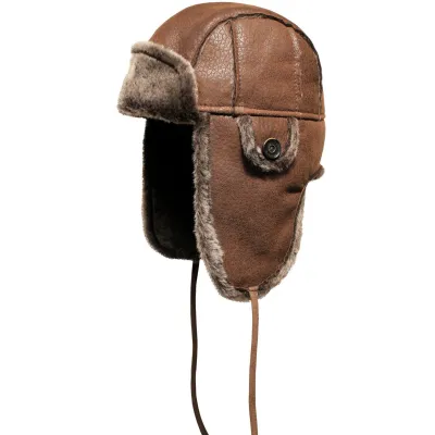 Chapka Selah Cuir Marron  - Stetson
