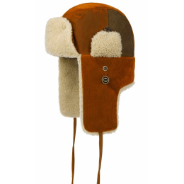 Blackpool Cotton Orange Ushanka Hat - Stetson