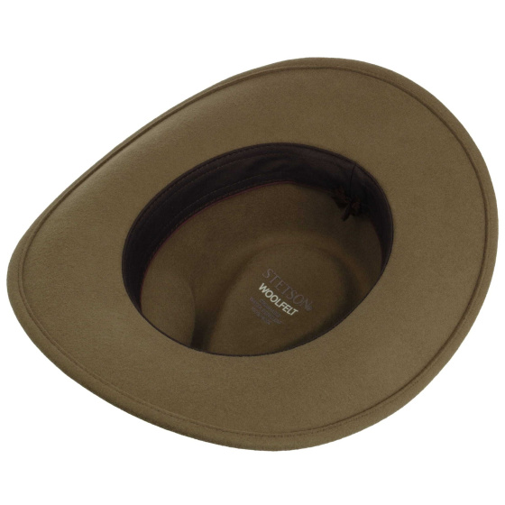 Bishop Traveller Taupe Wool Felt Hat - Stetson