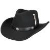 Western Hat Escomb Woolfelt Black - Stetson  Reference: 20966| Traclet Hatmakers