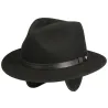 Stetson Shildon Traveller Woolfelt Hat in Black  Reference: 20967| Traclet Hat Shop