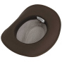 Stetson Brown Leather Western Newton Hat