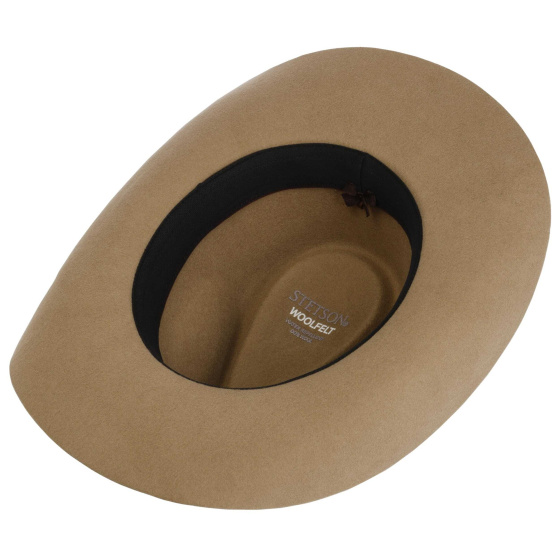Chapeau Western Kennecott Woolfelt Beige - Stetson Chapeau Western Kennecott Woolfelt Beige - Stetson