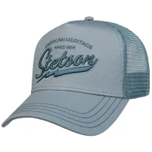 American Heritage Blue Trucker Baseball Cap - Stetson Reference: 20972| Traclet Hat Shop