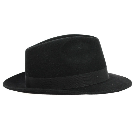 Brompton rabbit fur felt fedora hat - Traclet