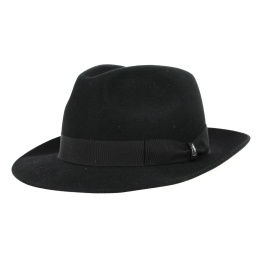 Brompton rabbit fur felt fedora hat - Traclet