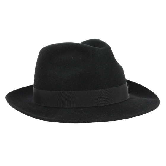 Brompton rabbit fur felt fedora hat - Traclet