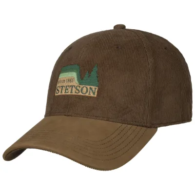 Stetson Woods Cotton Baseball Cap Brown - Reference: 20977| Traclet Hat Shop