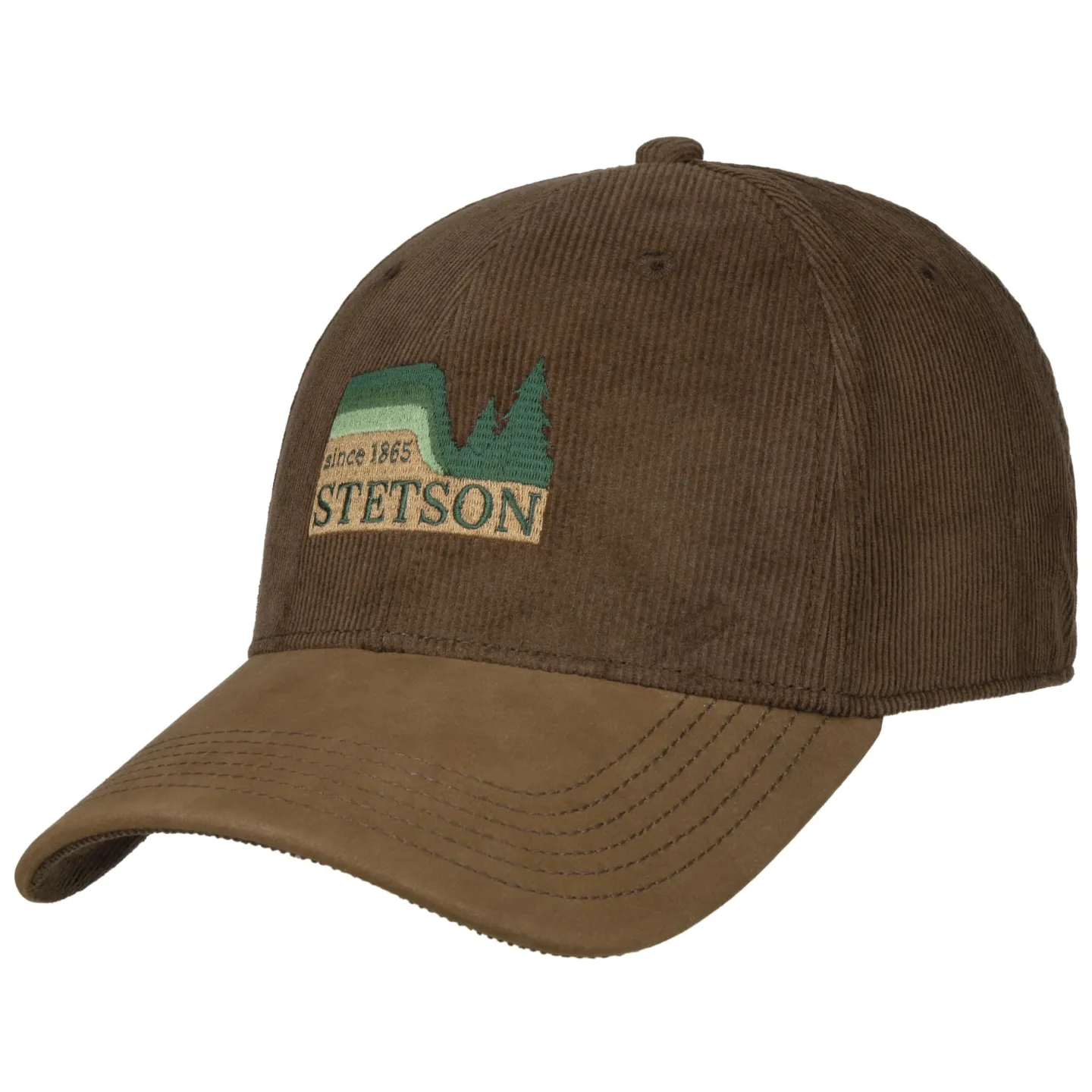 Stetson Woods Cotton Baseball Cap Brown - Reference: 20977| Traclet Hat Shop