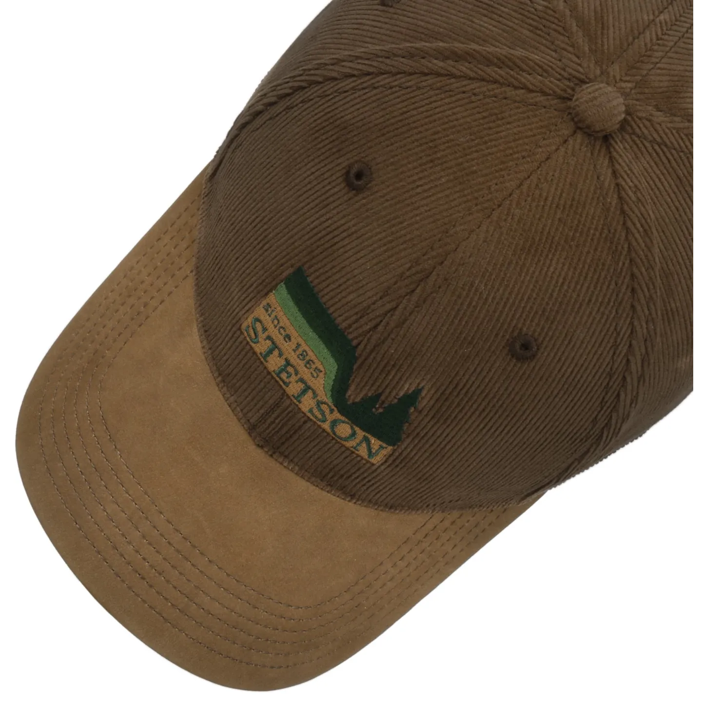 Stetson Woods Cotton Baseball Cap Brown - Reference: 20977| Traclet Hat Shop