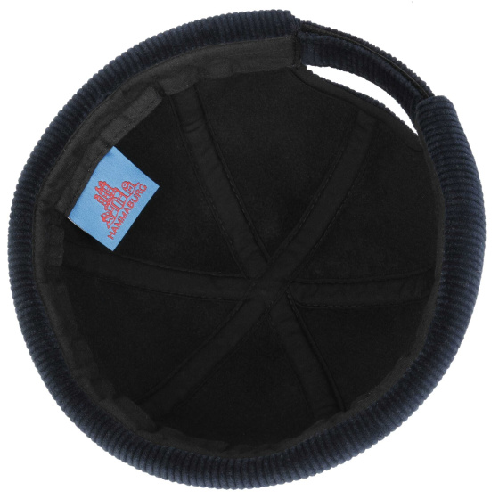 Bonnet Docker Corduroy Coton Marine - Traclet Bonnet Docker Corduroy Coton Marine - Traclet
