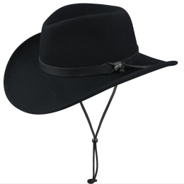 Bailey Black Felt Western Morgan Hat