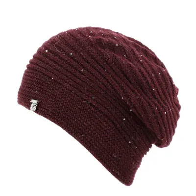 Bonnet femme Dulcos Cicci bordeau - Vizio
