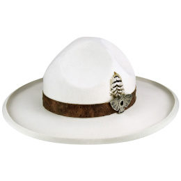 Echo Scout White Felt Hat - Bailey