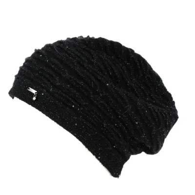 Women's black long beanie Dulcos Cicci - Vizio - ref 20990