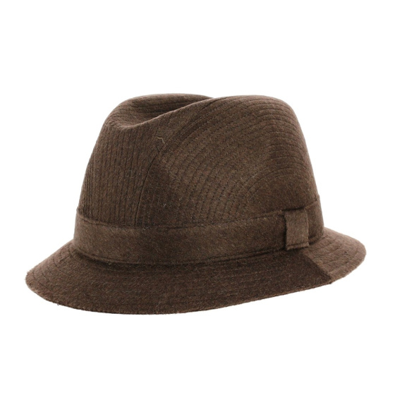 English Loden Bucket Hat - Brown - Traclet