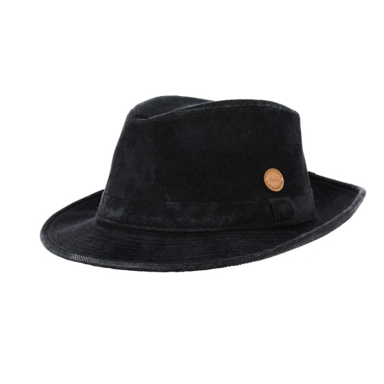 Crambes velvet trilby hat Gabin - Made In France