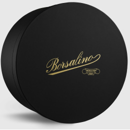 Calabria Round Black Hat Box - Barsalino