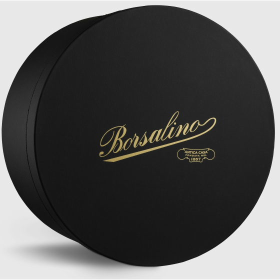 Boite à chapeau Calabria Ronde Noir - Barsalino