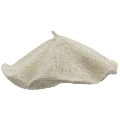 Cream Summer Beret - Le Béret Français Reference: 7384 | Chapellerie Traclet