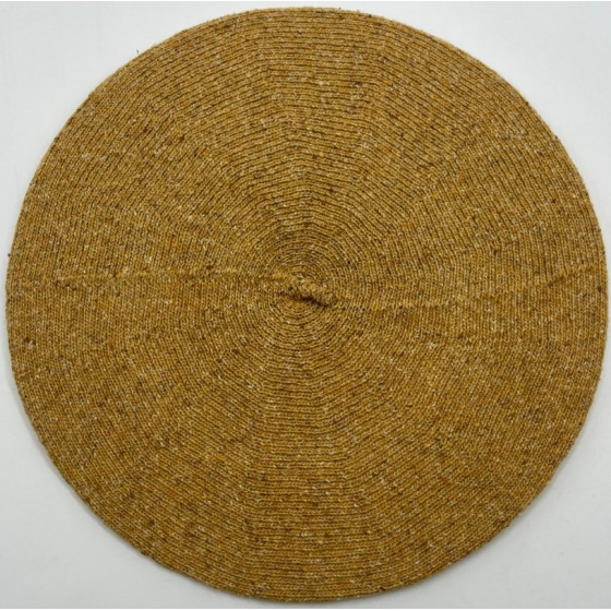 Summer Beret Cotton Silk & Linen Rapeseed Yellow - Le Béret Français