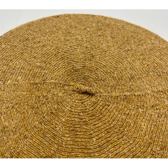 Summer Beret Cotton Silk & Linen Canola Yellow - Le Béret Français