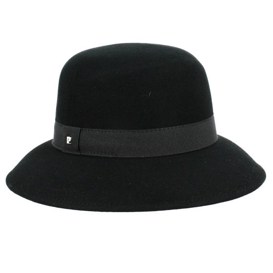 Women's felt wool cloche hat Pierre Cardin