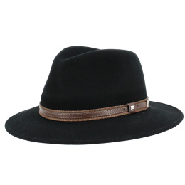 Chapeau Traveller Riviera Feutre Laine noir - Pierre Cardin