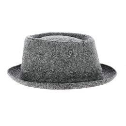 Porpkie Gaeta Grey Wool Felt Hat - Traclet