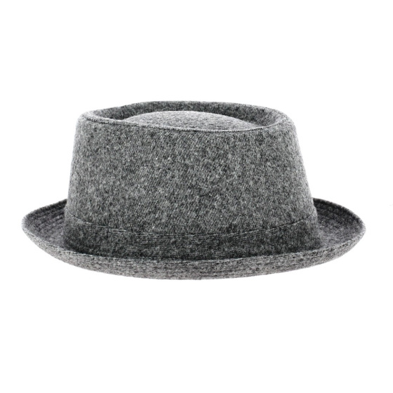 Porpkie Gaeta Grey Wool Felt Hat - Traclet Porpkie Gaeta Grey Wool Felt Hat - Traclet