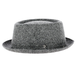 Porpkie Gaeta Grey Wool Felt Hat - Traclet