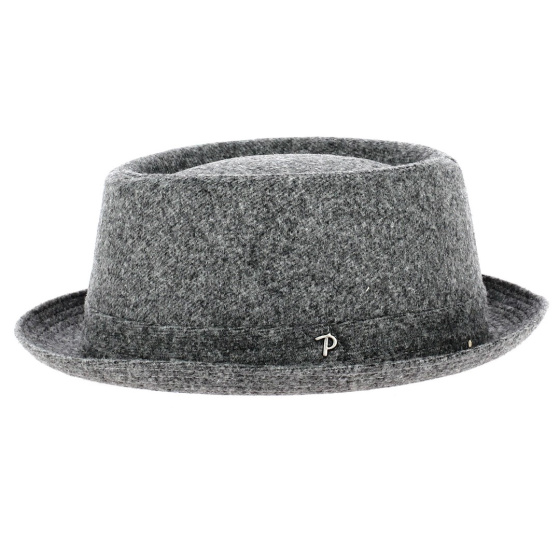 Porpkie Gaeta Grey Wool Felt Hat - Traclet