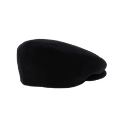Traditional Flat Cap kent Uni Black - Traclet