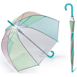 Transparent Dome Umbrella Multicolor Curved Blue - Esprit