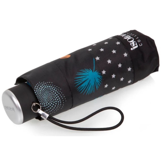 Mini Ultra Slim Patchwork Feather Umbrella - Isotoner Mini Ultra Slim Patchwork Feather Umbrella - Isotoner