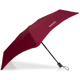 Mini Automatic X-TRA Solid Umbrella Burgundy - Isotoner