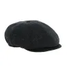 Grey extended 8-panel cap - ref 21072